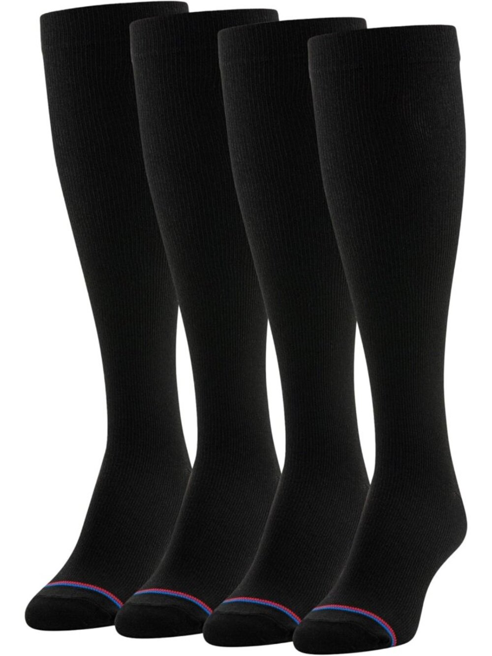 Mild Compression Over-the-Calf Socks for Adults, Multi-Pair Pack, Comfort Fit